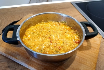 Menemen eggs - Στραπατσάδα