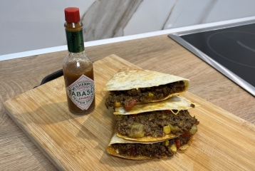 Quesadillas με κιμά
